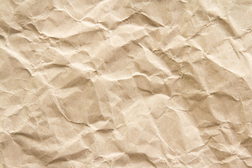 Obraz premium crumple brown recycle paper texture