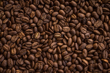 roasted coffee beans background