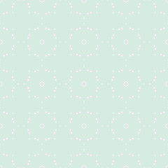 Spring Tender Colorful Seamless Pattern. Circles, Spots and Dots Endless Textures. Perfect for Pastel Background and Surface Design.