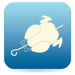 Grilled chicken icon