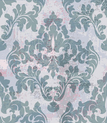 Baroque pattern vintage background Vector. Ornamented texture luxury design. Royal textile decors