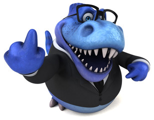 Fun Trex - 3D Illustration © Julien Tromeur