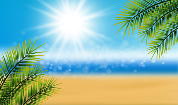 Hintergrund Strand Sonne