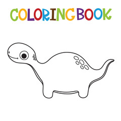 Cute Dino coloring book