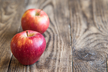 a jug of milk, apples and porridge
