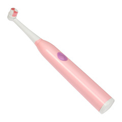 Electric or ultrasonic toothbrush isolated on a white background