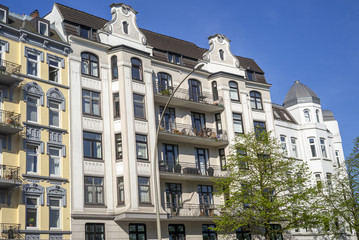 Fototapeta na wymiar Altbaugebäude in Hamburg, Deutschland