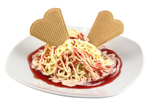 Eisbecher - Spaghetti Carbonara
