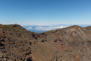 The view of the National Park Caldera de Taburiente, La Palma island.