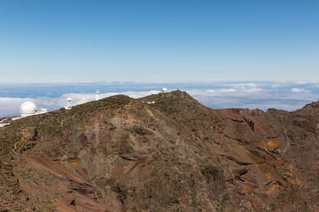The view of the National Park Caldera de Taburiente, La Palma island.