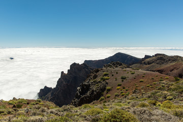 Fototapeta na wymiar The view of the National Park Caldera de Taburiente, La Palma island.