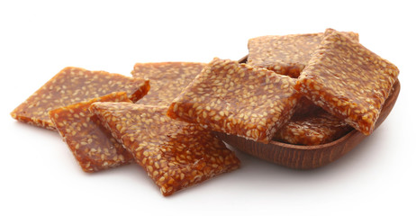 Sesame caramel candy