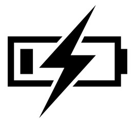 Charging battery icon