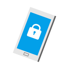 Mobile Phone icon -Locked  screen