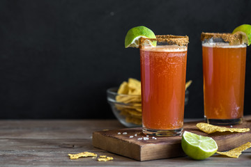 Michelada Beer Cocktail