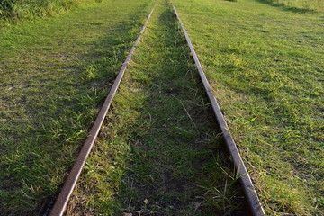 Abandoned railway track