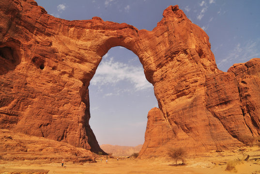 Arch of Aloba in  desert of Ennedi, Chad
