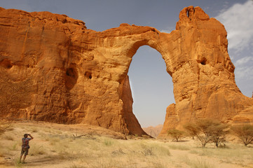 Arch of Aloba in  desert of Ennedi, Chad   © robnaw