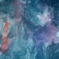 Fototapeta na wymiar Abstract watercolor texture background. Blue neon graphic design creative artwork. Fantasy style art wallpaper.