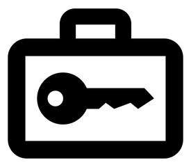 Luggage locker icon