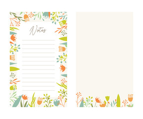 Obraz premium Vector planner templates.