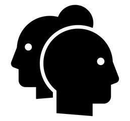 Man and woman icon