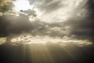 Cloudscape at sunset