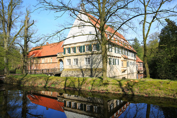 Fototapeta na wymiar The historic Castle Dinklage in Lower Saxony, Germany