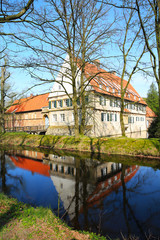 Fototapeta na wymiar The historic Castle Dinklage in Lower Saxony, Germany