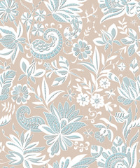 floral lace seamless pattern