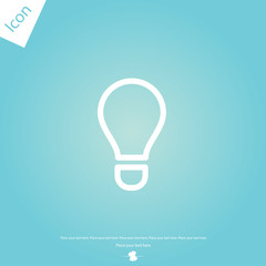 Bulb vector icon