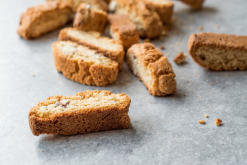 Biscotti / Cantuccini Cookie Biscuits with Almonds / Shortbread.