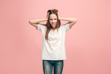 The squint eyed teen girl with weird expression
