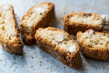 Biscotti / Cantuccini Cookie Biscuits with Almonds / Shortbread.