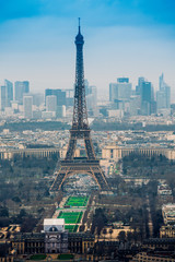 Naklejka premium View on Eiffel Tower, Paris, France