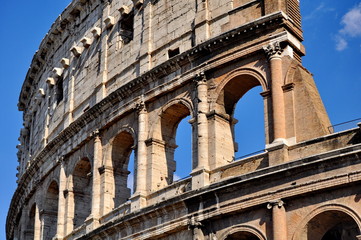 The Colosseum in Rome, Italy