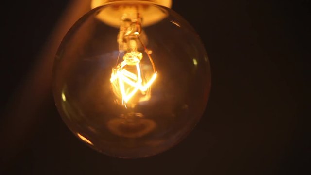 Filament Of A Clear Lightbulb