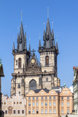 Naklejka premium Tyn church in Prague