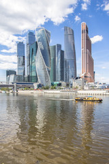 Fototapeta na wymiar Business Center Moscow-City, Russia