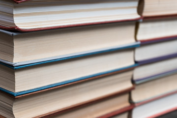 Many books in a bookstore or library