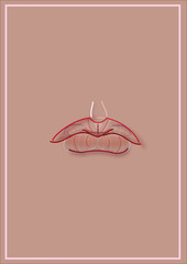 Obraz premium lips