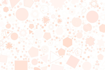 Abstract colored mixed shape pattern. Triangle, web, round & background.