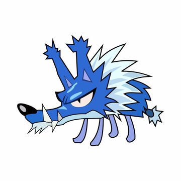 wolf logo design for mascot or emblem