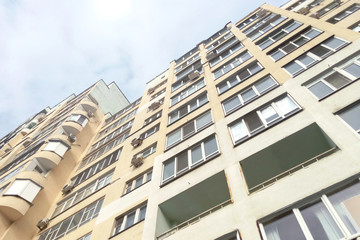 Multi-storey yellow house goes into the sky