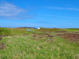 Newfoundland, CA:  L'Anse aux Meadows on June 24, 2011. A viking archaeological site on the northern tip of Newfoundland. 
