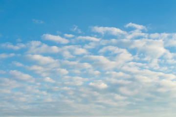 Blue sky with clouds