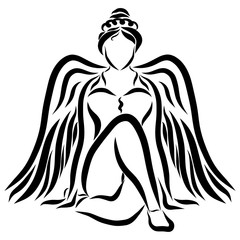 Sports winged princess, rest and health