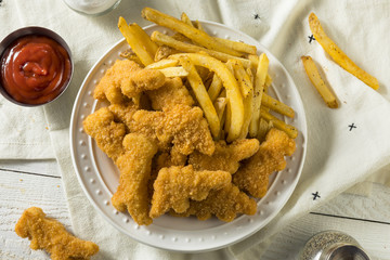 Kids Dinosaur Shaped Chicken Nuggets