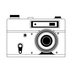 Photographic camera symbol vector illustration graphic design