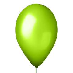 Painted colored balloon.